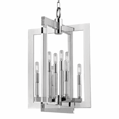 Hudson Valley Wellington 8-LT Medium Pendant - Polished Nickel - 9317-PN