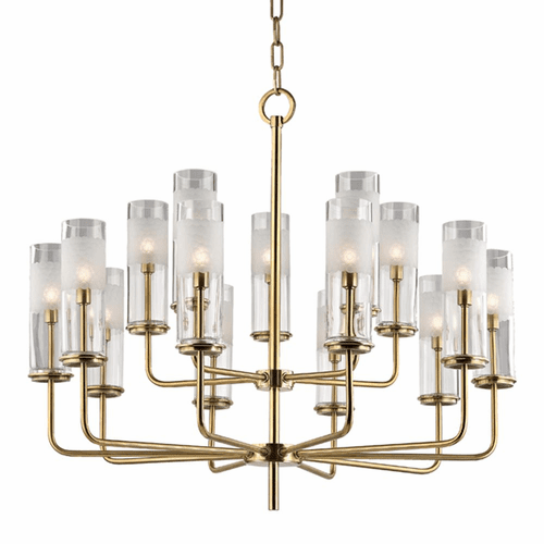 Hudson Valley Wentworth 5-LT Chandelier - Aged Brass - 3930-AGB