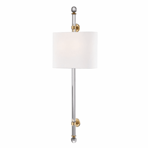 Hudson Valley Wertham 2-LT Wall Sconce - Aged Brass - 6122-AGB