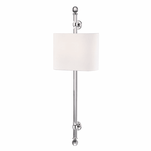 Hudson Valley Wertham 2-LT Wall Sconce - Polished Nickel - 6122-PN
