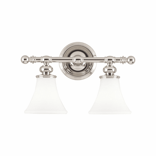 Hudson Valley Weston 2-LT Bath Light Bracket - Polished Nickel - 4502-PN