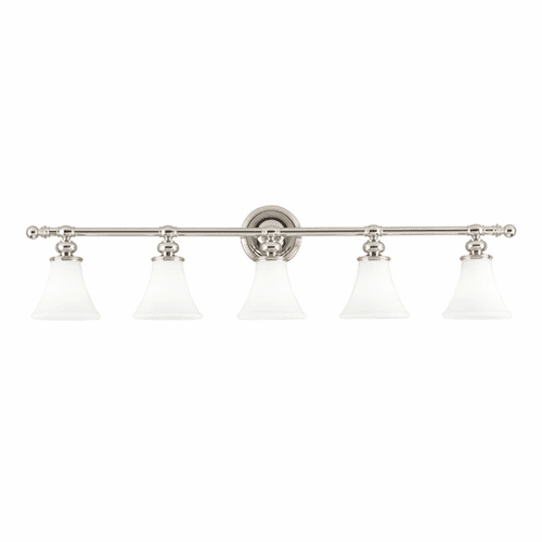 Hudson Valley Weston 5-LT Bath Light Bracket - Polished Nickel - 4505-PN