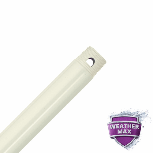 Hunter 24" All-Weather Indoor/Outdoor Downrod Accessory - Fresh White - 99748