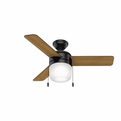 Hunter Acumen 42" Ceiling Fan w/LED Light - Matte Black - 59410