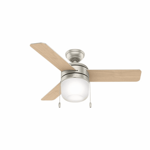 Hunter Acumen 42" Ceiling Fan w/LED Light - Matte Nickel - 59411