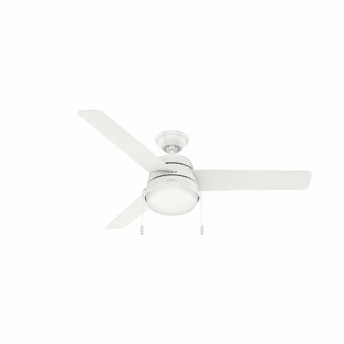 Hunter Aker 52" Ceiling Fan w/LED Light - Fresh White - 50378