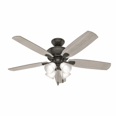 Hunter Amberlin 52" Ceiling Fan w/LED Light - Noble Bronze - 53215