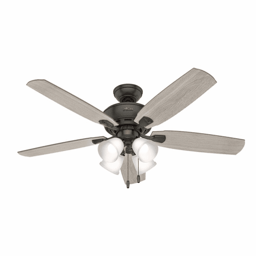 Hunter Amberlin 52" Ceiling Fan w/LED Light - Noble Bronze - 53215