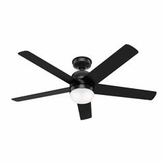 Hunter Anorak 52" Outdoor Ceiling Fan w/LED Light - Matte Black - 50292