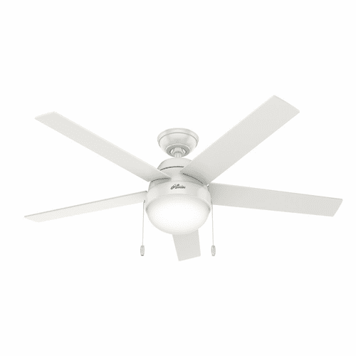 Hunter Anslee 52" Ceiling Fan w/LED Light - Fresh White - 50231