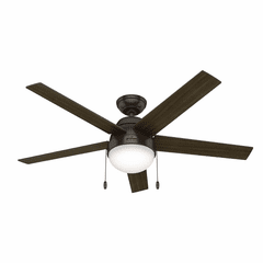 Hunter Anslee 52" Ceiling Fan w/LED Light - Premier Bronze - 50232