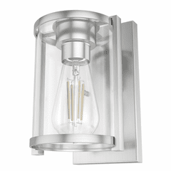 Hunter Astwood 1 Light Wall Sconce - Brushed Nickel - 19126