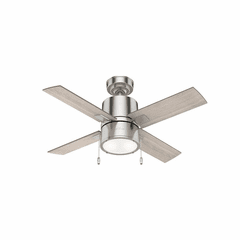 Hunter Beck 42" Ceiling Fan w/LED Light - Brushed Nickel - 53432