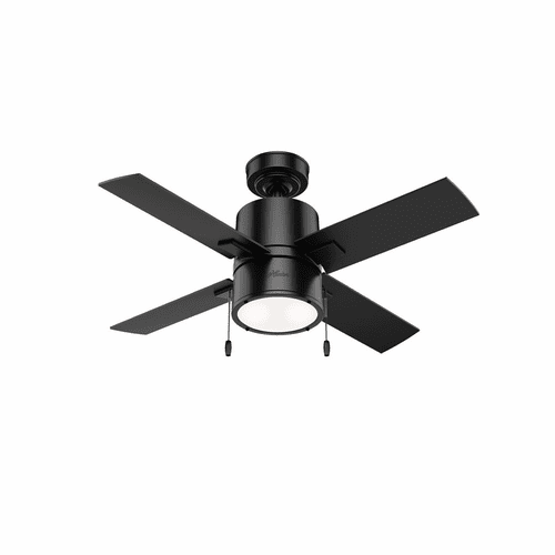 Hunter Beck 42" Ceiling Fan w/LED Light - Matte Black - 53433