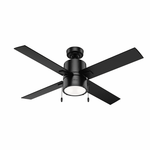 Hunter Beck 52" Ceiling Fan w/LED Light - Matte Black - 54215