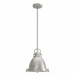 Hunter Bridgemoor 1 Light Pendant - Brushed Nickel - 19107