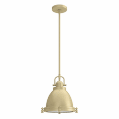 Hunter Bridgemoor 1 Light Pendant - Modern Brass - 19108
