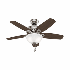 Hunter Builder 42" Ceiling Fan w/LED Light - Brushed Nickel - 52219