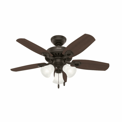 Hunter Builder 42" Ceiling Fan w/LED Light - New Bronze - 52107