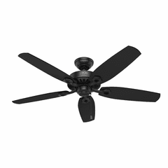 Hunter Builder Elite 52" Ceiling Fan - Matte Black - 53243