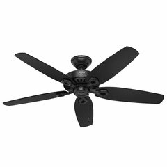 Hunter Builder Elite 52" Outdoor Ceiling Fan - Matte Black - 53294