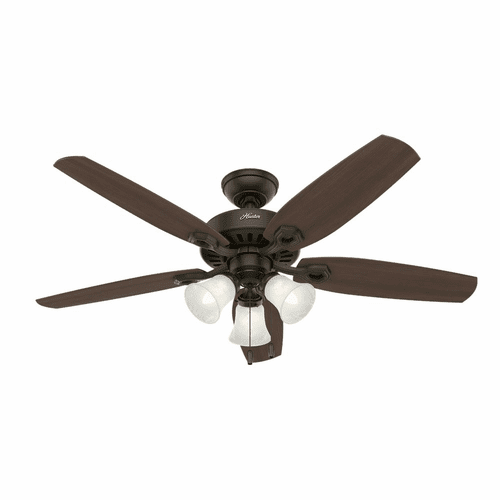Hunter Builder Plus 52" Ceiling Fan w/LED Light - New Bronze - 53238