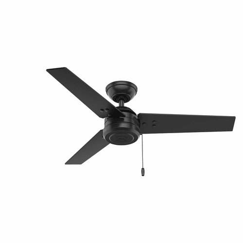 Hunter Cassius 44" Outdoor Ceiling Fan - Matte Black - 50260