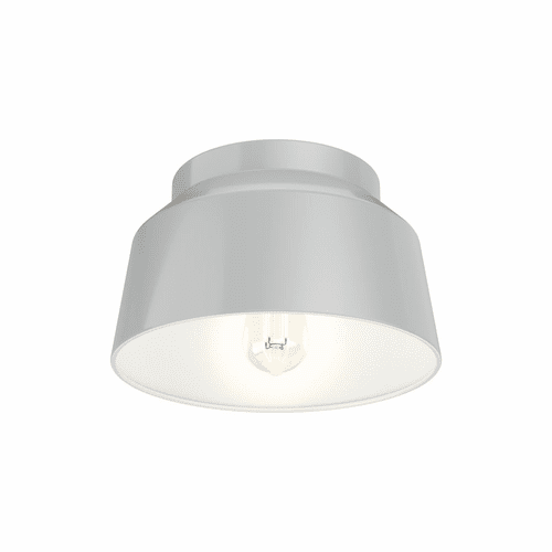 Hunter Cranbrook 1 Light Flush Mount - Dove Grey - 19022
