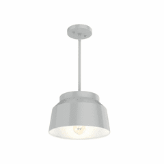 Hunter Cranbrook 1 Light Pendant - Dove Grey - 19024