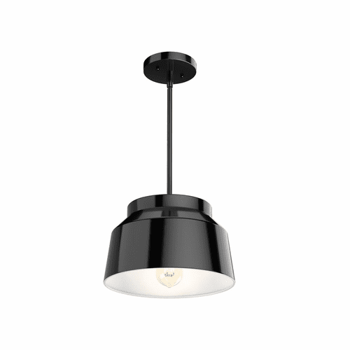 Hunter Cranbrook 1 Light Pendant - Matte Black - 19025
