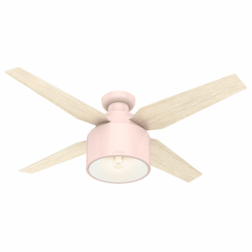 Hunter Cranbrook 52" Low Profile Ceiling Fan w/LED Light - Blush Pink - 50263