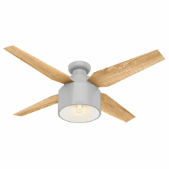 Hunter Cranbrook 52" Low Profile Ceiling Fan w/LED Light - Dove Grey - 50264