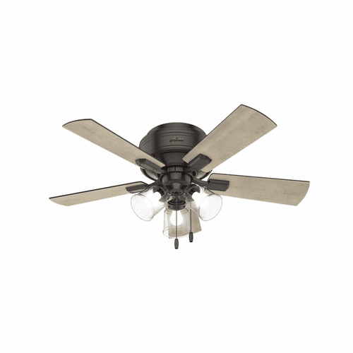 Hunter Crestfield 42" Low Profile Ceiling Fan w/LED Light - Noble Bronze - 52153