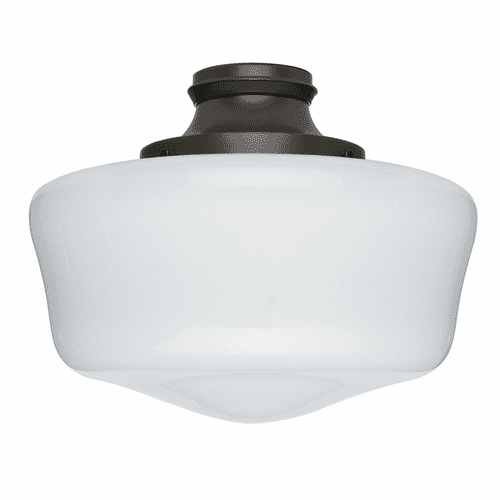 Hunter Damp-Rated Traditional Globe Light Kit - Chestnut Brown - 99166