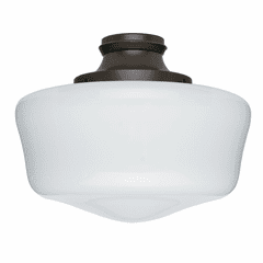 Hunter Damp-Rated Traditional Globe Light Kit - Chestnut Brown - 99166