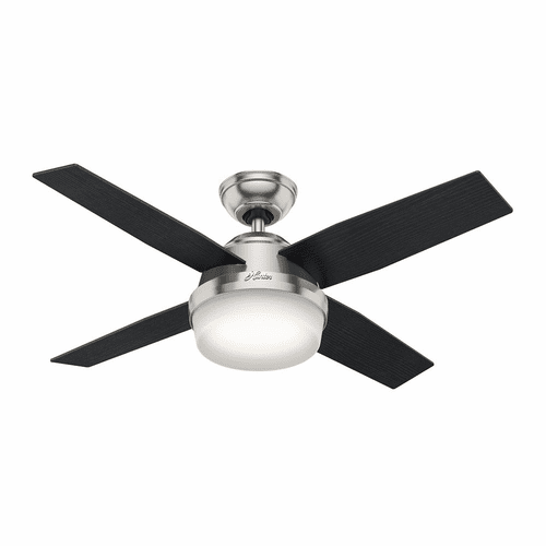Hunter Dempsey 44" Ceiling Fan w/LED Light - Brushed Nickel - 59245