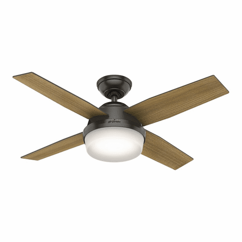 Hunter Dempsey 44" Ceiling Fan w/LED Light - Noble Bronze - 59444