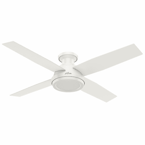 Hunter Dempsey 52" Low Profile Ceiling Fan - Fresh White - 59248