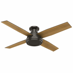 Hunter Dempsey 52" Low Profile Ceiling Fan - Noble Bronze - 59449 Hunter Dempsey 52" Low Profile Ceiling Fan - Noble Bronze - 59449