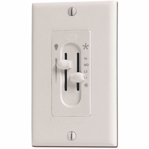 Hunter Fan-Light Dual Slide Wall Control - 27182