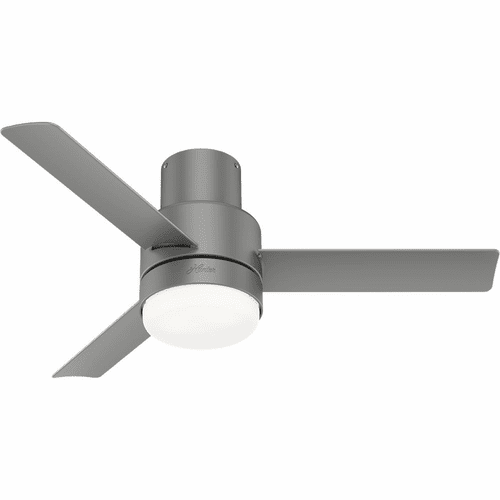 Hunter Gilmour 44" LED Outdoor Ceiling Fan - Matte Silver - 51475