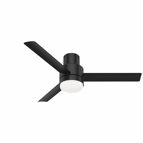 Hunter Gilmour 52" Outdoor Ceiling Fan w/LED Light - Matte Black - 51330