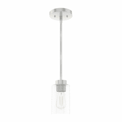 Hunter Hartland 1 Light Mini Pendant - Brushed Nickel - 19166