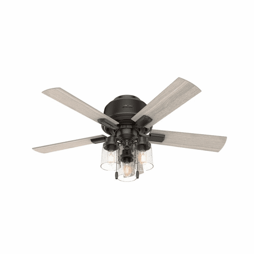 Hunter Hartland 44" Low Profile Ceiling Fan w/LED Light - Noble Bronze - 50327