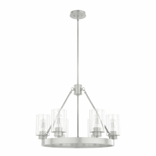 Hunter Hartland 6 Light Chandelier - Brushed Nickel - 19161