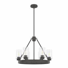 Hunter Hartland 6 Light Chandelier - Noble Bronze - 19162