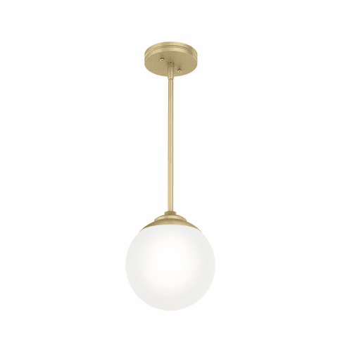 Hunter Hepburn 1 Light Mini Pendant - Painted Modern Brass - 19018