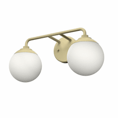 Hunter Hepburn 2 Light Bath Vanity - Painted Modern Brass - 19167