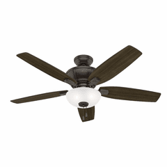 Hunter Kenbridge 52" Ceiling Fan w/LED Light - Noble Bronze - 53376 Hunter Kenbridge 52" Ceiling Fan w/LED Light - Noble Bronze - 53376