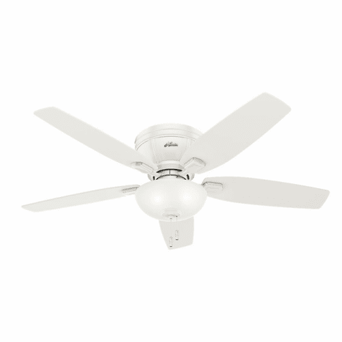 Hunter Kenbridge 52" Low Profile Ceiling Fan w/LED Light - Fresh White - 53378
